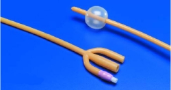 Dover 3-Way Silicone Elastomer Foley Catheter 20 Fr 30 cc