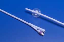 Dover 2-Way Silicone Foley Catheter 20 Fr 5 cc