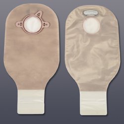 New Image 2-Piece Drainable Pouch 2-3/4" with Filter, Lock N Roll, Transparent