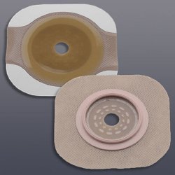 New Image 2-Piece Cut-to-Fit Flat FlexWear (Standard Wear) Skin Barrier 1-1/4" Opening, 1-3/4" Flange Size