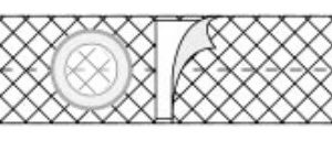 Nu-Form Support Belt 3-3/8" Opening 4" Wide 36" - 40" Waist Large