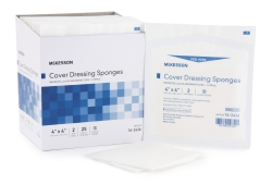 Cardinal Health Post-Op Gauze Sponges, 4" x 4", 12-Ply, Sterile 2's