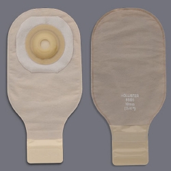 Premier 1-Piece Drainable Pouch Precut 1-1/8", Lock N Roll, Beige