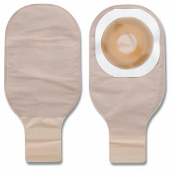 Premier 1-Piece Drainable Pouch Precut 1-1/4" with Flextend Barrier, Beige