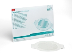 Tegaderm Clear Absorbent Acrylic Dressing 5-3/5" x 6-1/4" Oval