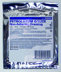 Sterile Petroleum Gauze Non-Adhering Dressing 3" x 9"  Replaces ZGIP39
