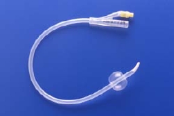 Tiemann 2-Way 100% Silicone Foley Catheter 20 Fr 5 cc