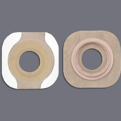 New Image 2-Piece Precut Flat FlexWear Skin Barrier 7/8" with Tape Border