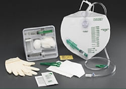 Complete Care Add-A-Foley Tray with Drainage Bag and BARD Safety Flow Outlet Device