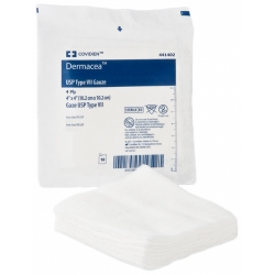 Dermacea Nonsterile Nonwoven Sponge 4" x 4" 4 ply