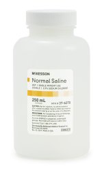 USP Normal Sterile Saline Screw Top Container 250mL