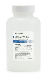 USP Sterile Water Screw Top Container 250mL