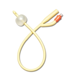 2-Way Silicone-Elastomer Coated Foley Catheter 18 Fr 5 cc
