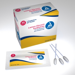 OralSwabstick 3's Style, Lemon-Glycerin Flavored