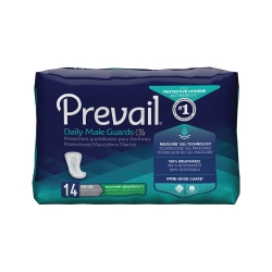Prevail Male Guards with Adhesive Strip