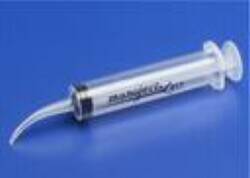 Monoject Curved Tip Irrigation Syringe, 12 mL