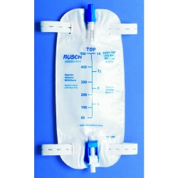 Easy Tap Leg Bag with PVC Extension Tubing, 500 mL