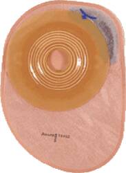 Assura 1-Piece Closed Pouch Precut Convex 7/8", Opaque
