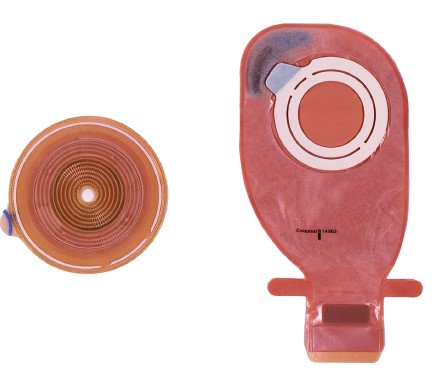 Assura AC Easiflex 2-Piece Cut-to-Fit Flat Extended Wear Skin Barrier 3/8" - 1-1/4"