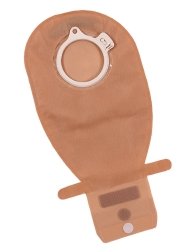 Assura 2-Piece Wide Outlet Drainable Pouch 1-9/16", Opaque