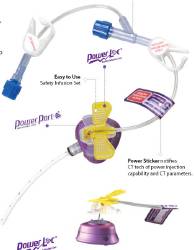 PowerLoc Safety Infusion Set without Y-Injection Site, 20G x 1"