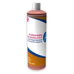 Povidone Iodine Prep Solution 10% USP, 16 oz. Bottle