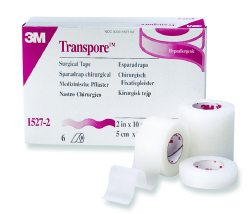 Transpore Standard Hypoallergenic Porous Plastic Tape 3" x 10 yds.