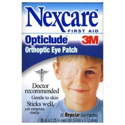 Nexcare Opticlude Eye Patch Reg 20's