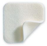 Mepilex Ag Antimicrobial Soft Silicone Foam Dressing with Silver 4" x 4"