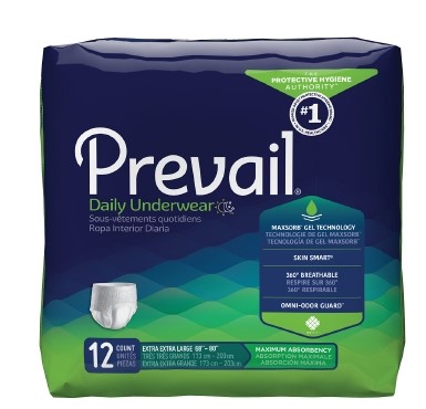 Prevail Protective Underwear 2X-Large 68" - 80"