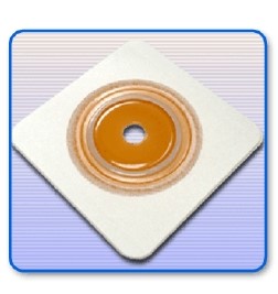 Securi-T USA Extended Wear Wafer White Tape Collar Cut-to-Fit (5" x 5")