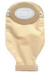Nu-Flex 1-Piece Adult Drainable Pouch Cut-to-Fit Convex 1-3/16" x 2-1/4" Oval