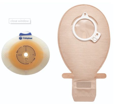 SenSura Click 2-Piece Precut Convex Light Standard Wear Skin Barrier 1-1/8"