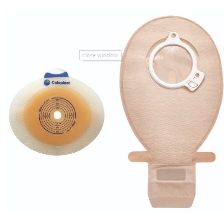 SenSura Click 2-Piece Precut Convex Light Standard Wear Skin Barrier 1-1/4"
