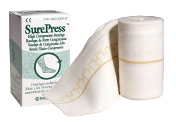 SurePress High Compression Bandage Absorbent Padding 4" x 3-1/5 yds.
