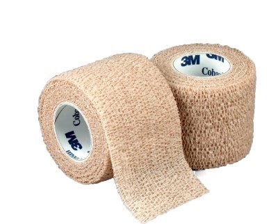 Coban Non-Sterile Self-Adherent Wrap 6" x 5 yds., Tan