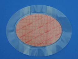 Shapes#8 Silver Oval PolyMeric Membrane Dressing