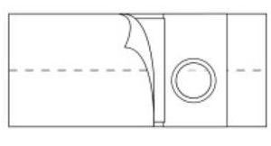 Nu-Support Flat Panel Belt 2-3/8" Opening 6" Wide 41" - 46" Waist X-Large