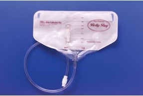 Belly Bag Urine Collection Bag with 24" Coiled Drain Tube, 1000 mL