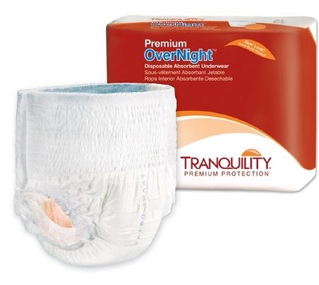 Tranquility Premium OverNight Disposable Absorbent Underwear X-Small 17" - 28"