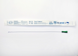 Cure Male Coude Catheter 14 Fr 16"