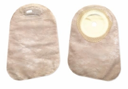Premier 1-Piece Closed-End Pouch Cut-to-Fit 3" x 2-1/2" with Filter and SoftFlex Skin Barrier, Beige