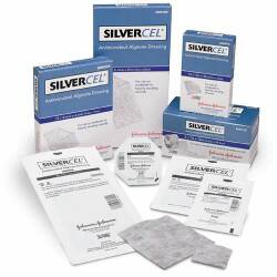 Silvercel Antimicrobial Alginate Dressing 2" x 2"
