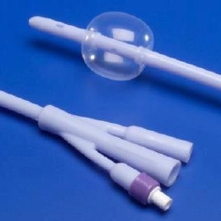 Dover 3-Way Silicone Foley Catheter 28 Fr 5 cc