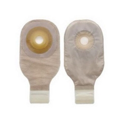 Premier 1-Piece Drainable Pouch Precut 2" with Flextend Skin Barrier, Transparent