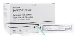 Safety-Lok Syringe with Detachable Needle 22G x 1", 3 mL