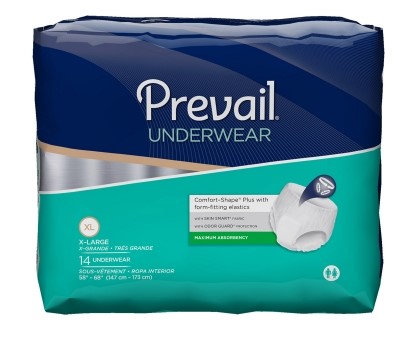 Prevail Super Plus Underwear X-Large 58" - 68"