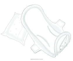 Versalon Peri-Pad Winged 2-3/4" x 11"