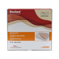 Restore Foam Dressing without Border 6" x 6"