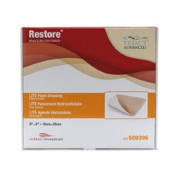Restore Lite Foam without Border Dressing 6" x 8"